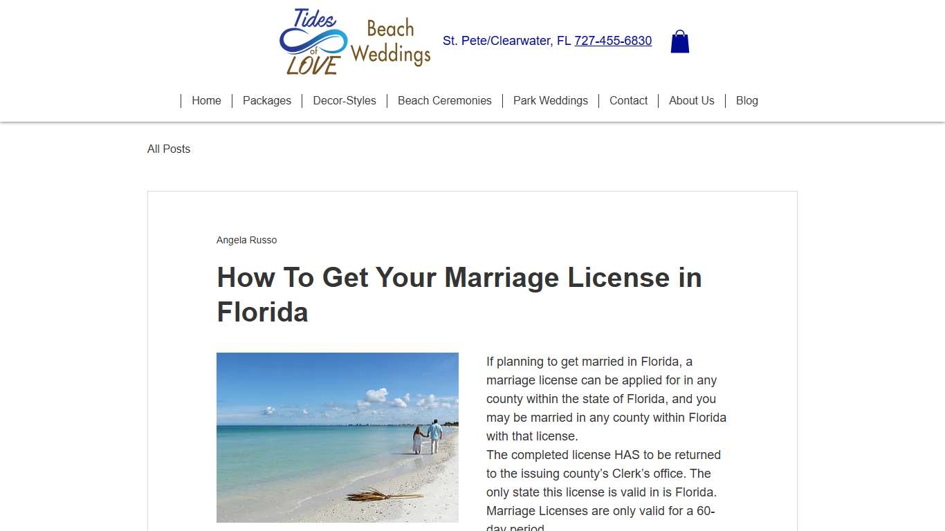 How To Get Your Marriage License in Florida