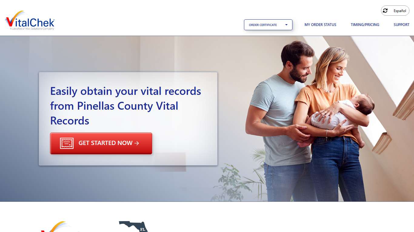 Pinellas County Vital Records (FL) | Order Certificates - VitalChek